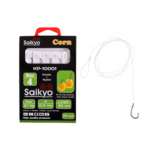 Крючки с поводками Saikyo KP-10001 Corn